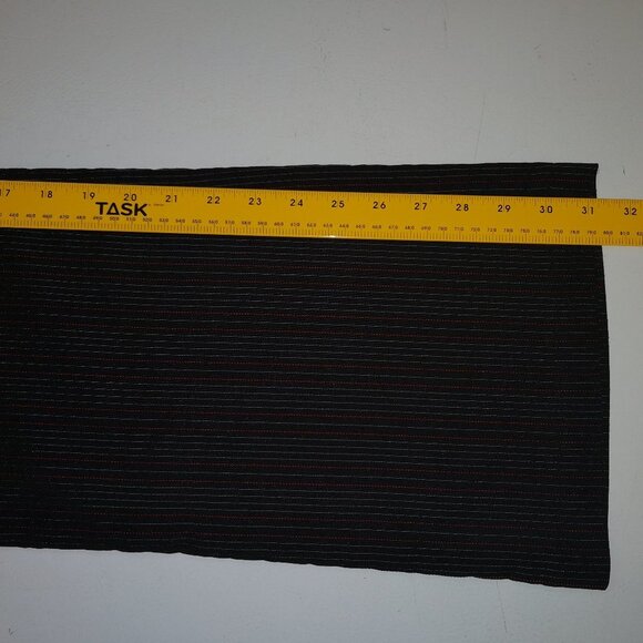George Ladies Black, Red & Grey Pinstripe Made In Canada Dress Pants - Picture 5 of 7